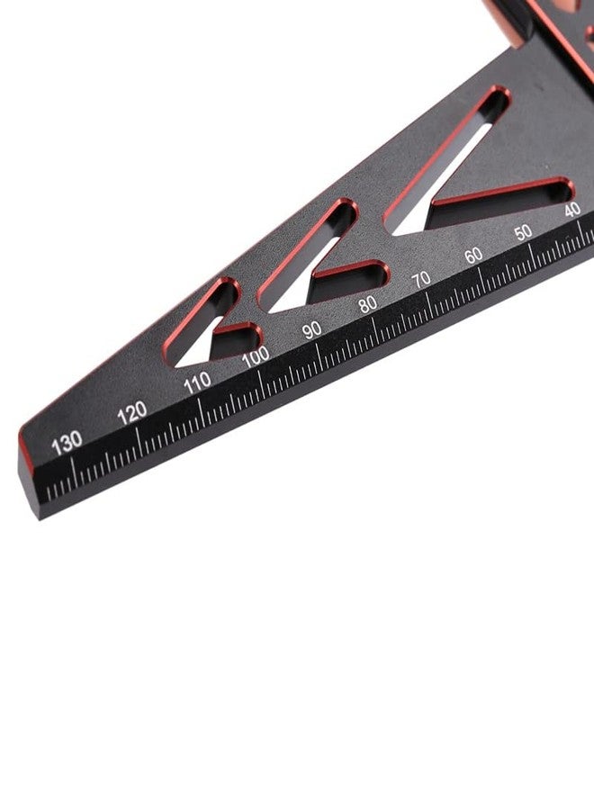 KingVal Adjustable Metal RC Car Wheel Rim Camber Gauge Ruler Height Measuring Tool Compatible with 1/10 1/8 1/7 RC Car (Black-Red) - Image 5